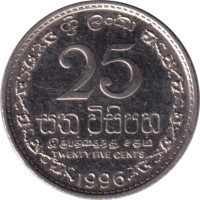 25 cents - Sri Lanka