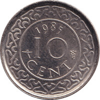 10 cents - Suriname