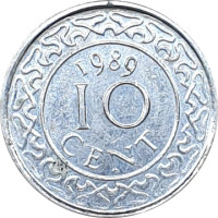 10 cents - Suriname