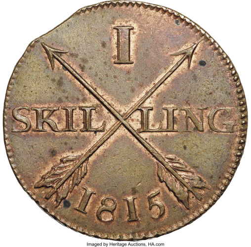 1 skilling - Suède