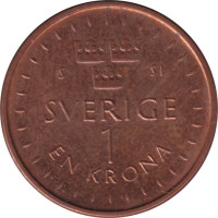 1 krona - Suède