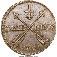 1/4 skilling - Suède