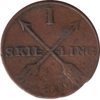 1 skilling - Sweden