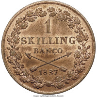 1 skilling - Sweden