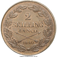 2 skilling - Sweden