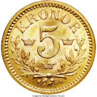 5 kronor - Suède