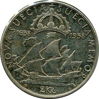 2 kronor - Suède