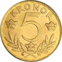 5 kronor - Suède