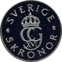 5 kronor - Suède