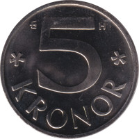 5 kronor - Suède