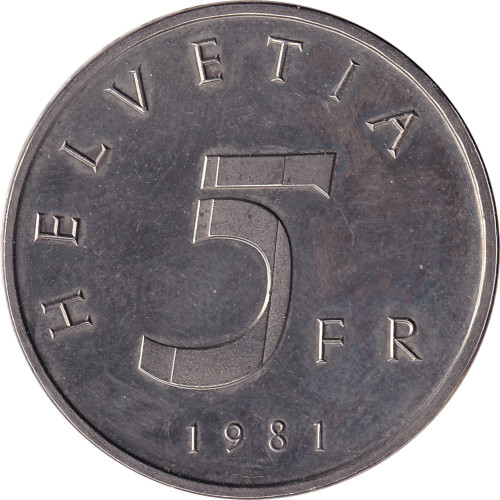 5 francs - Suisse