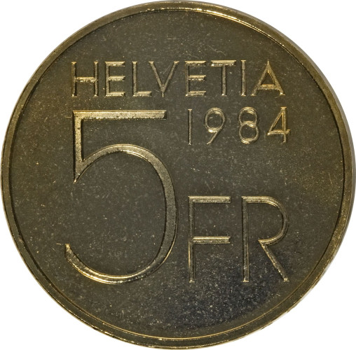 5 francs - Switzerland