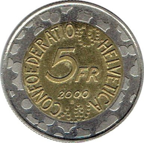 5 francs - Suisse