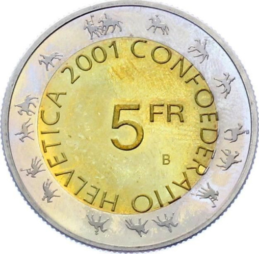 5 francs - Suisse