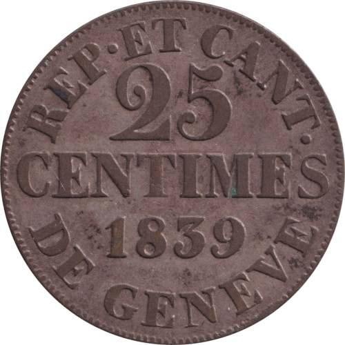 25 centimes - Suisse