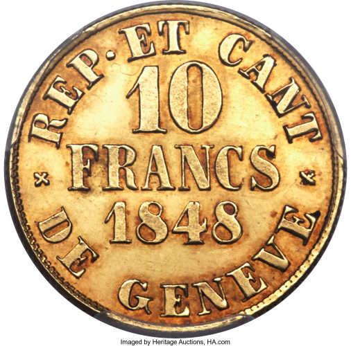 10 francs - Switzerland