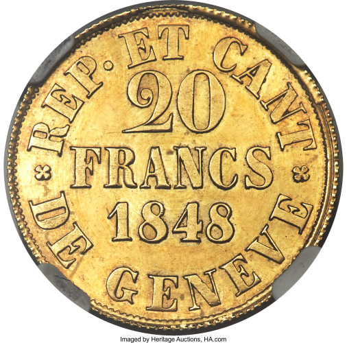 20 francs - Switzerland