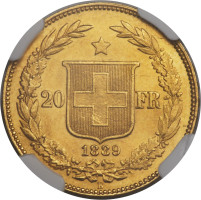 20 francs - Suisse