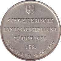 5 francs - Suisse