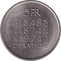 5 francs - Switzerland