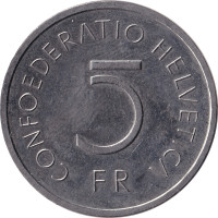 5 francs - Switzerland