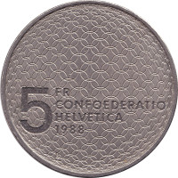 5 francs - Suisse