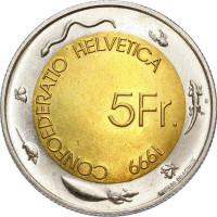 5 francs - Suisse