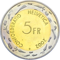 5 francs - Suisse