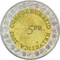 5 francs - Suisse