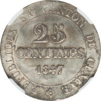 25 centimes - Suisse