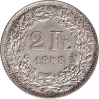 2 francs - Suisse