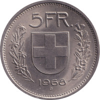 5 francs - Suisse