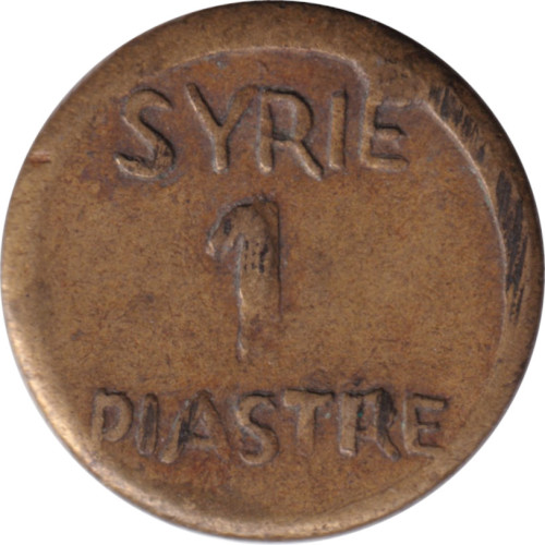 1 piastre - Syrie