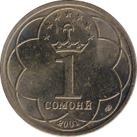 1 somoni - Tajikistan