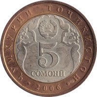 5 somoni - Tajikistan