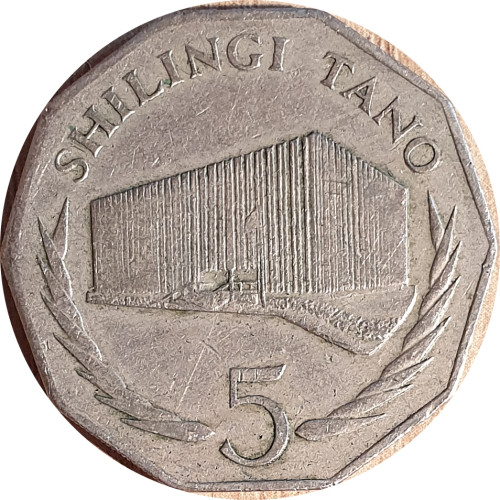 5 shilingi - Tanzanie