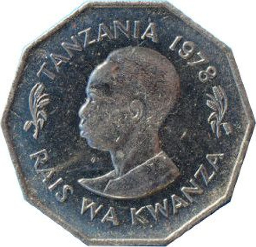 5 shilingi - Tanzanie