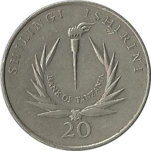 20 shilingi - Tanzanie