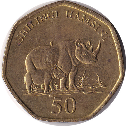 50 shilingi - Tanzanie