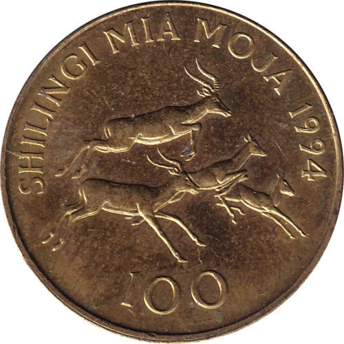 100 shilingi - Tanzanie