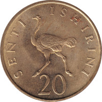 20 senti - Tanzanie