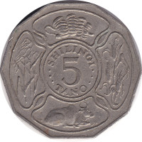 5 shilingi - Tanzanie