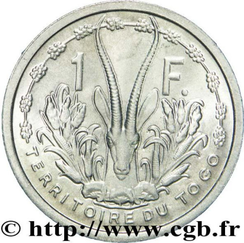 1 franc - Togo