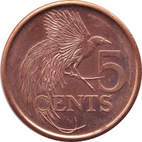 5 cents - Trinité et Tobago