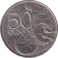 50 cents - Trinité et Tobago