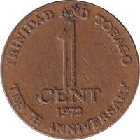 1 cent - Trinité et Tobago