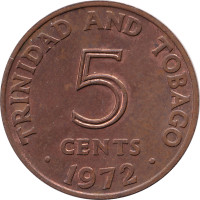 5 cents - Trinité et Tobago