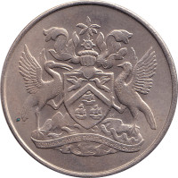 25 cents - Trinité et Tobago