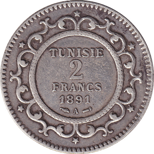 2 francs - Tunisia