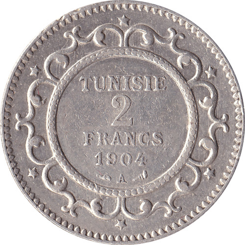 2 francs - Tunisia